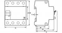 Proudový chránič DFS4 063-4/0,03-B NK 4P, 63 A, 0.03 A DOEPKE 09144995