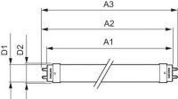 Zářivková LED trubice PILA 600mm 8W 865 G13 872790097109500