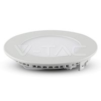 V-TAC 4857 12W LED Premium Panel Downlight - Round Warm White, VT-1207