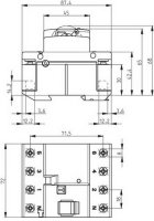 Proudový chránič EFI-4 B S 25/0,1 10kA 100mA ETI 002063662