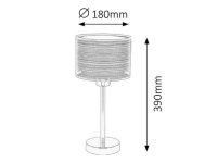 Anastasia E27 60W IP20 chrom RABALUX 2631