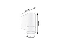 Phoenix GU10 1X 10W IP54 antracit RABALUX 8118