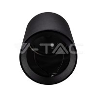 GU10 Surface Mounted Fitting Black (H:10