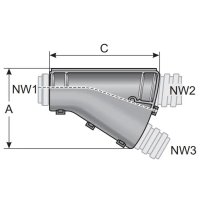 Dělič SVY 201212 Y černý MURRPLASTIK 83701430