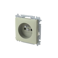 ABB ZONI Zásuvka s clonkami olivová 6619T-A06657 243