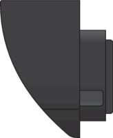 Držák na stropní montáž Černý (pro 350-20150) NIKO 390-20150