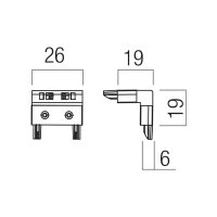XTINY SURFACE 90dgr VERTICAL CONNECTOR 4