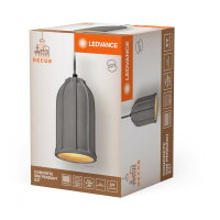 Závěsné svítidlo LEDVANCE Decor Concrete Sim Pendant E27 Dark Gray