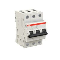 S203M-Z0,5 3 fázový jistič 0.5 A char. Z 10kA ABB 2CDS273001R0158