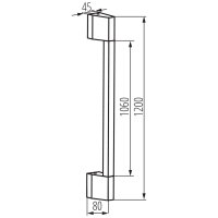YALTE D 12 11W NW-B   Fasádní svítidlo