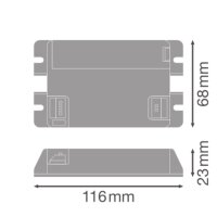 BULKHEAD COMBO ROUND EMERGENCY KIT EL CG 100V 1.5W 3h MT LEDVANCE 4099854481055