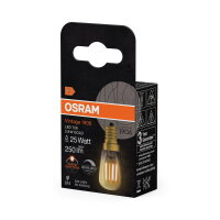 Vintage 1906 LED Special Shapes Dimmable 2.8W 822 Gold E14 OSRAM 4058075849648