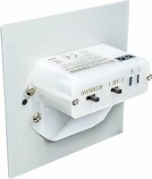 Nástěnné vestavné LED svítidlo JACK PIR linkable Pearl grey 1,5W CCT 75/120lm