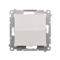 Ovládač zapínací, řazení 1/0, bez piktogramu, 16AX 250V~, bílá DP1A.01/11