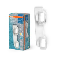 Orbis Flame Wall 2X5.5W Click CCT IP44 White OSRAM 4099854447822