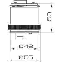 Modul optický MINITWS S/F 24V, ACDC, IP66, žlutá, světle šedá, allCLEAR 33245