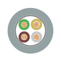 Nízkofrekvenční datový kabel UNITRONIC FD 18x0,14 LAPP 0027847