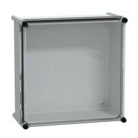 Schneider NSYPLS3636G 7035 Průmysl. skříňka PLS 360x360x180 IP65, průhl.víko