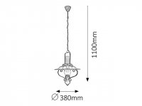 Enna E27 1x 60W IP20 černá RABALUX 7870