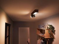 Philips Hue WACA RGB Centris stropní + 2-spot černá délka 49 cm 1600lm