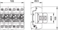 OBO MC 50-B 3 Svodič přepětí, typ 1, TN-C, 50kA(10/350), 255V