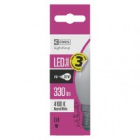 LED žárovka Classic svíčka E14 4,1W (32W) 350 lm neutrální bílá EMOS ZQ3211