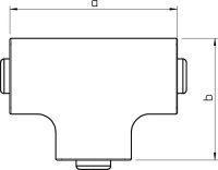 OBO WDK HT20020RW Kryt dílu T pro kanál WDK 20x20mm čistě bílá
