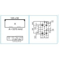 TPD 125X50 G 08205 Kanál s kruhovou perforací 125x50 - šedý IBOCO B08205