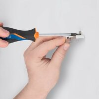 Úchytka KLUŚ PDS-STN-60G pro AL profil, stříbrná /24455/ ALUMIA C24455N00