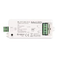 McLED ML-917.002.22.0 ZigBee přijímač - řízení jasu, 1 kanál, max. 8A, 12-36V