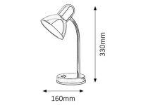 Clark E27 1x 40W IP20 chrom RABALUX 4255