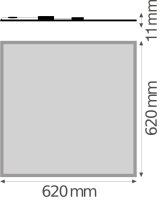 LED panel LEDVANCE BIOLUX HCL PANEL ZIGBEE GEN 2 625 S 40W TW ZB