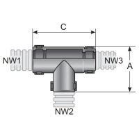 VT 161612 T-distributor černá MURRPLASTIK MR-83702426