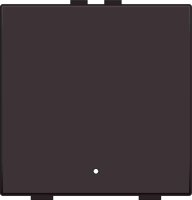 NHC 1násobný ovladač s LED + snímač teploty DARK BROWN COATED NIKO 124-52201