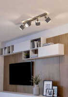 Bodové svítidlo BELLIZZI nikl-mat/šedá/bílá 4X7,5W IP20 EGLO 901048
