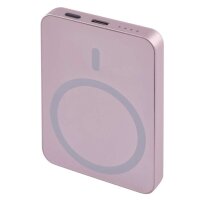 Powerbanka EMOS WI 522, 5 000 mAh, 20 W+Wireless, lososová EMOS B0555S