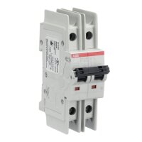ABB SU202M-K1,6 jistič char. K 10kA 1,6A 2P  dle UL489 a CSA 22.2 No. 5