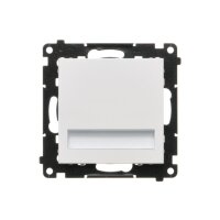 LED osvětlení, 230 V / 1,1 W, barva světla studená bílá (5900 °K) bílá matná