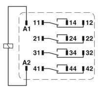 REL-IR4/24DC/4X21/EX Výměnné průmyslové relé 2909738