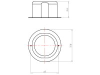 Těsnící PE vložka pro krabici přístrojovou do dutých stěn KAISER 1040-01