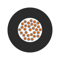 Jednožilový vodič ÖLFLEX WIRE MS 2.1 1X4 BN hnědá LAPP 4160603