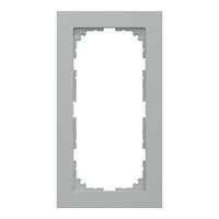 Rámeček Merten M-Pure, dvojnásobný, aluminium, matný plast MEG4025-3660