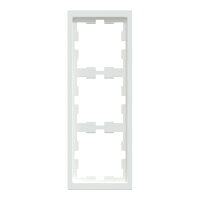 Rámeček Merten D-Life, trojnásobný, lotus white, lesklý plast MEG4030-6535