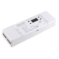 RF a DMX přijímač k ovládání digitálních SPI LED pásků MCLED ML-910.046.22.0