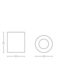 PILLAR single spot černá 1x20W 230V PHILIPS 5633030PN