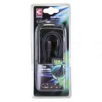 JACK kabel 3,5MM ST/M-3,5MM ST/F 2,5M Emos SB5102