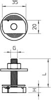 MS41HB M10x30 A4 Šroub s hlavou T