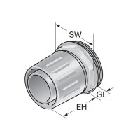 ELD/K M40x1,5 conduit fitting šedá MURRPLASTIK 83741422