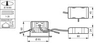 PHILIPS RS150B  LED6-WB-/830 D78 PSR PI6 ALU