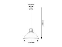 WILBOUR E27 1x 60W IP20 černá RABALUX 72013